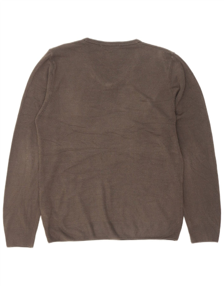 Marks & Spencer Jersey con Cuello en V para Hombre Acrílico Gris Medio