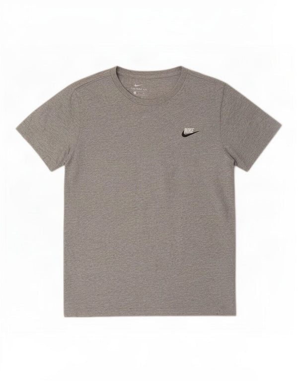 Nike - Camiseta para hombre, talla pequeña, algodón moteado gris