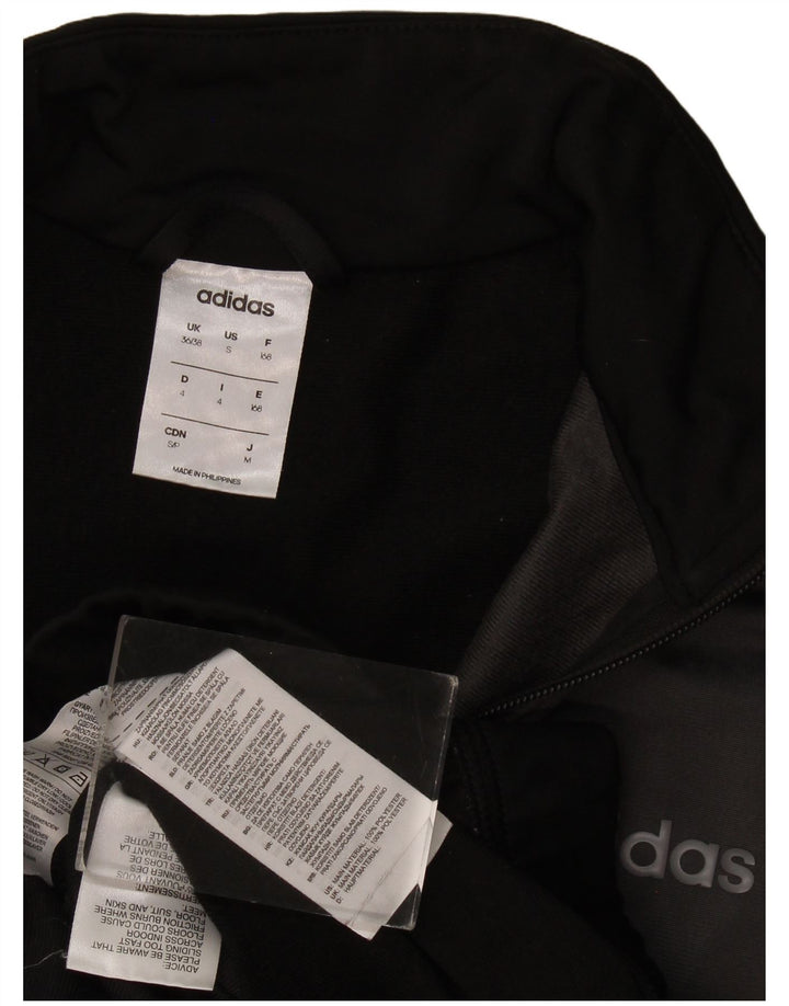 Adidas - Chaqueta de chándal para hombre, talla 36/38, talla pequeña, color negro, poliéster