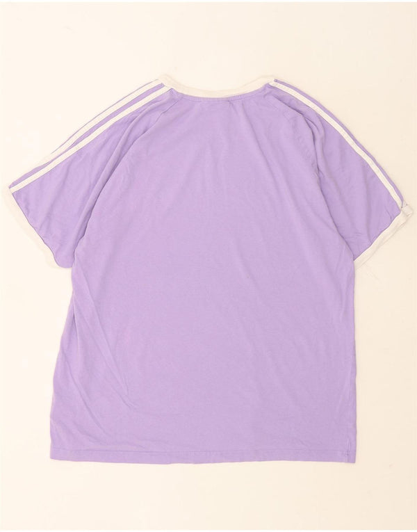 Adidas Camiseta Hombre Top XL Morado Algodón
