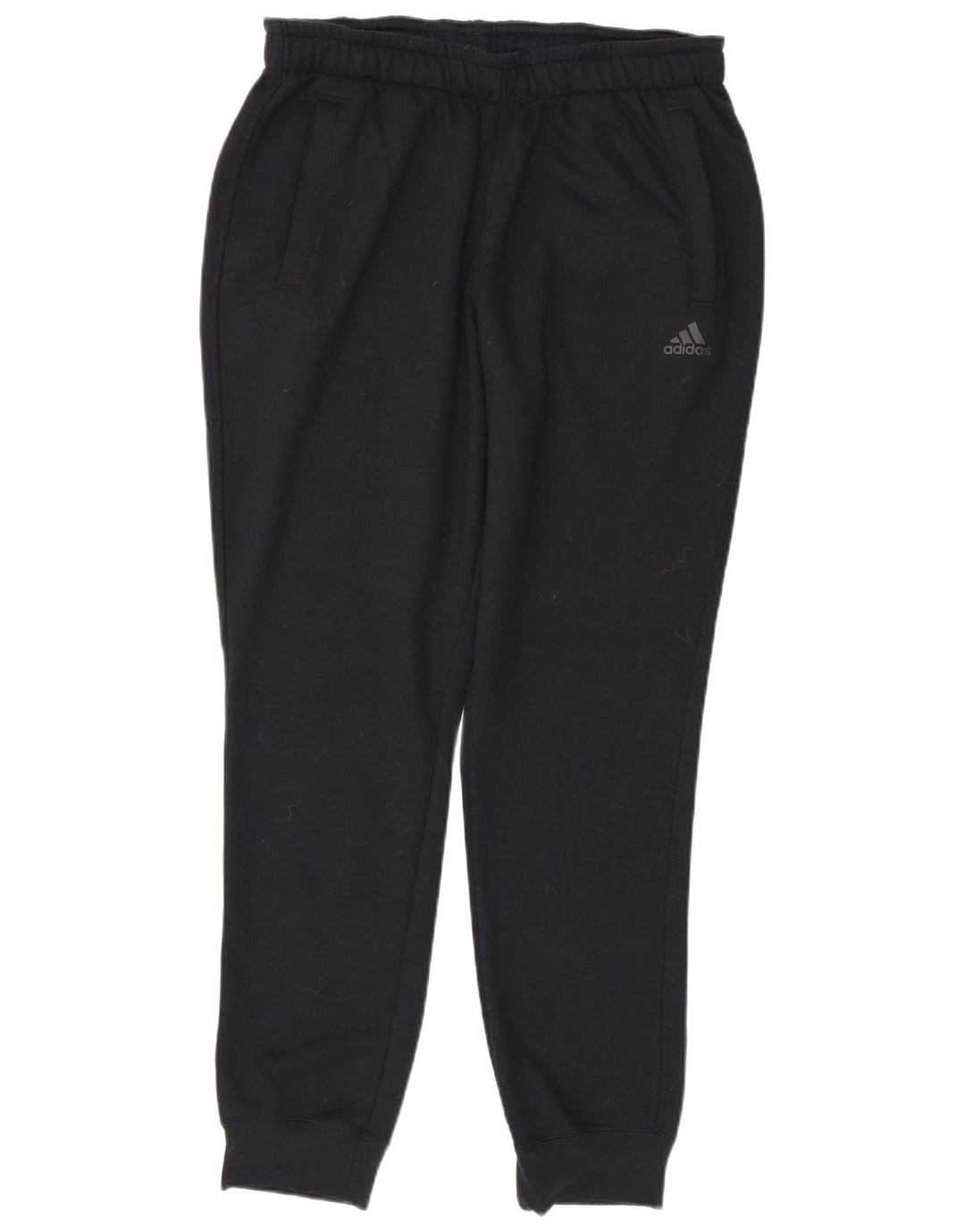 Adidas Hombre Climalite Chándal Pantalones Joggers Grande Negro Poliéster