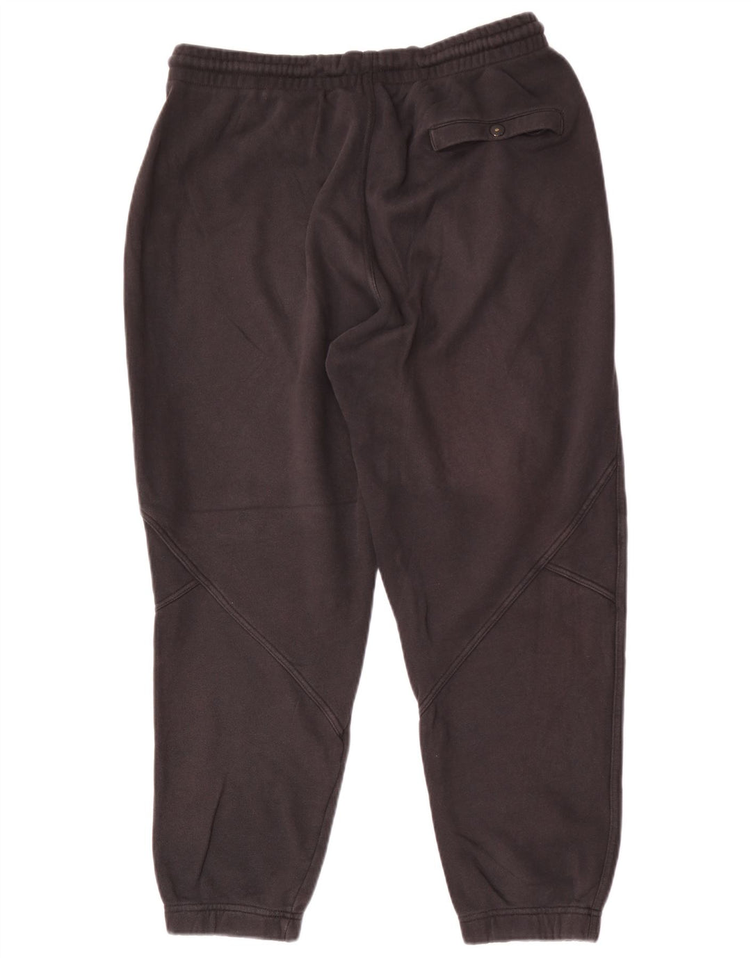 Reebok - Pantalones de chándal para hombre, talla grande, color negro, algodón
