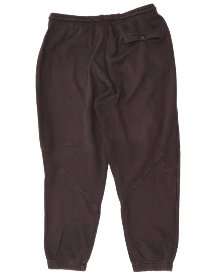 Reebok - Pantalones de chándal para hombre, talla grande, color negro, algodón