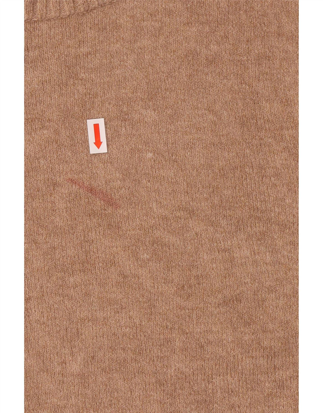 J. CREW Suéter tipo jersey con cuello redondo para mujer UK 44 Nylon marrón medio