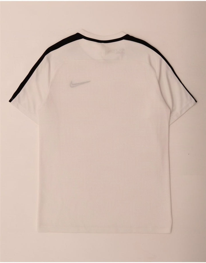 Camiseta Nike Dri Fit para hombre con bloques de color blanco mediano