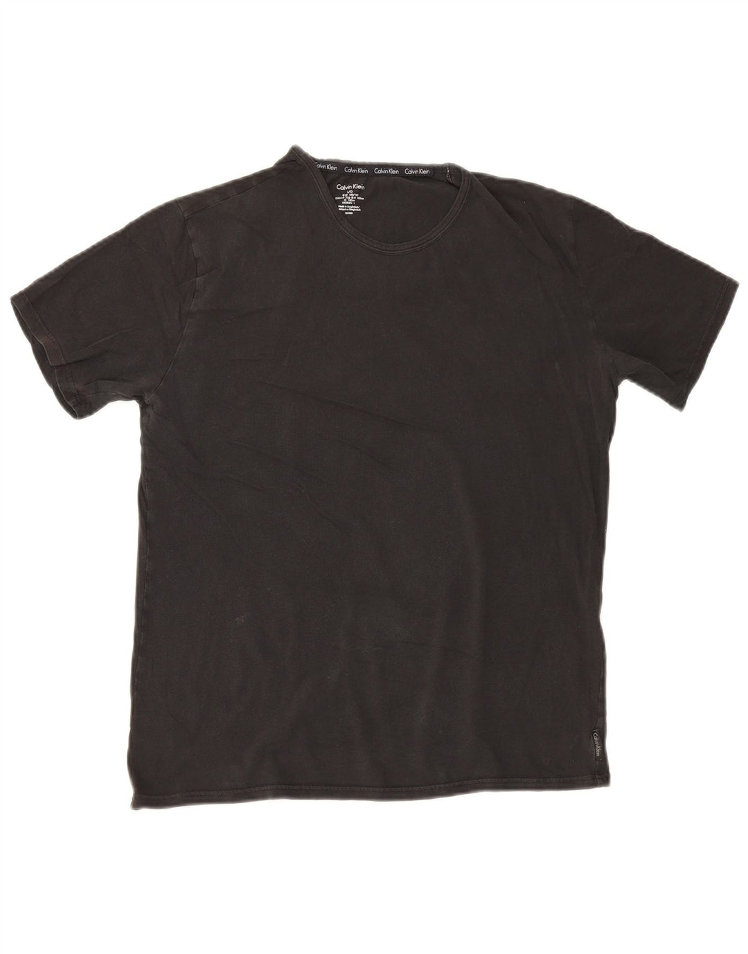 Calvin Klein Camiseta para mujer Top UK 46 Grande Negro