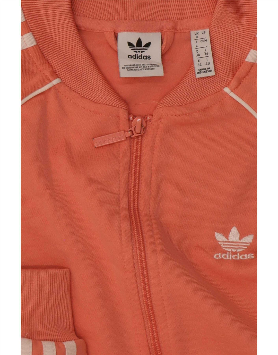 Adidas - Chaqueta de chándal para mujer, talla 8, color rosa