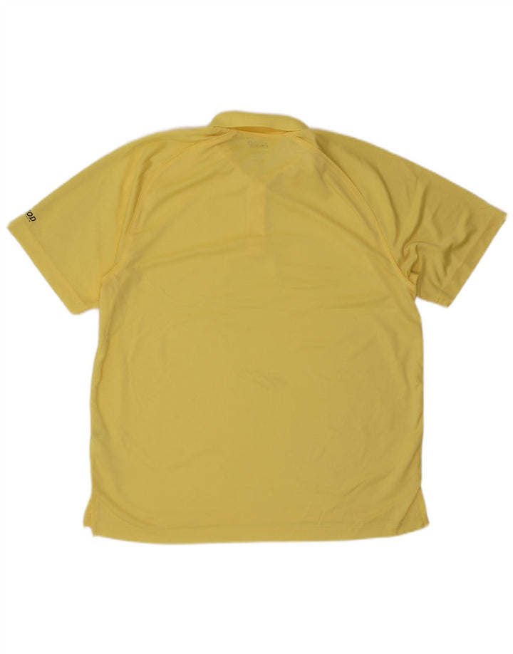 IZOD Polo de golf para hombre XL Poliéster amarillo