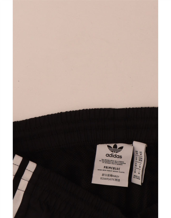 Adidas Hombre Pantalones De Chándal Gráfico Joggers Medium Negro Poliéster