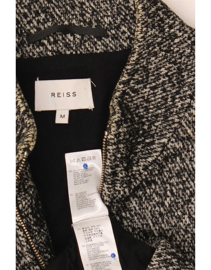 Chaqueta bomber para hombre Reiss ES 38 Algodón moteado gris medio