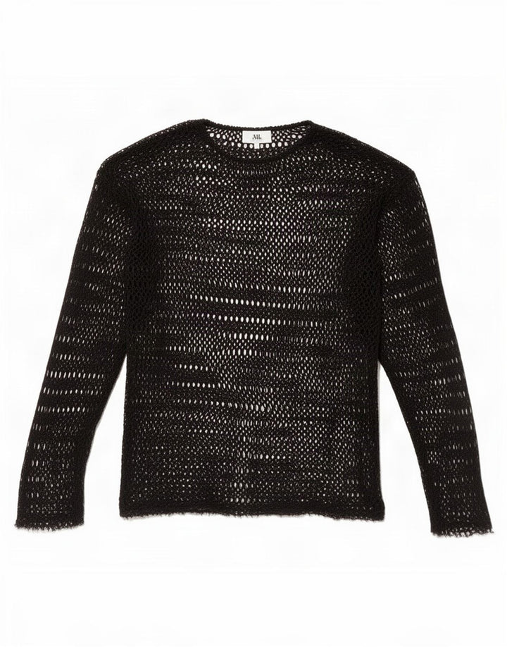 Zara Mujer Crochet See Through Top Reino Unido 10 Pequeño Negro