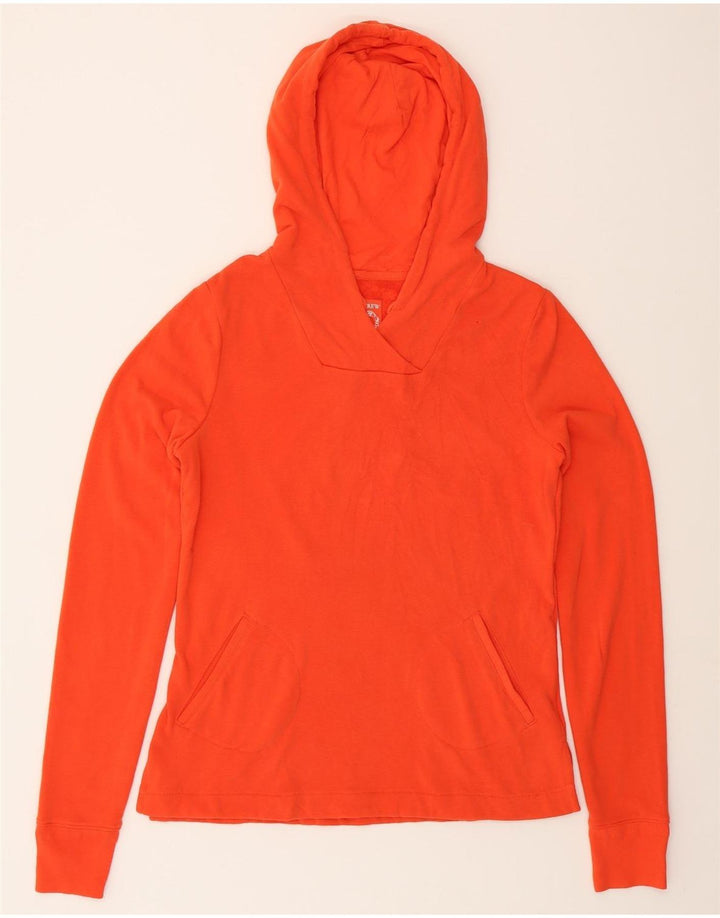J. CREW Womens Hoodie Jumper UK 14 Medium Red Cotton Vintage J. Crew and Second-Hand J. Crew from Messina Hembry 