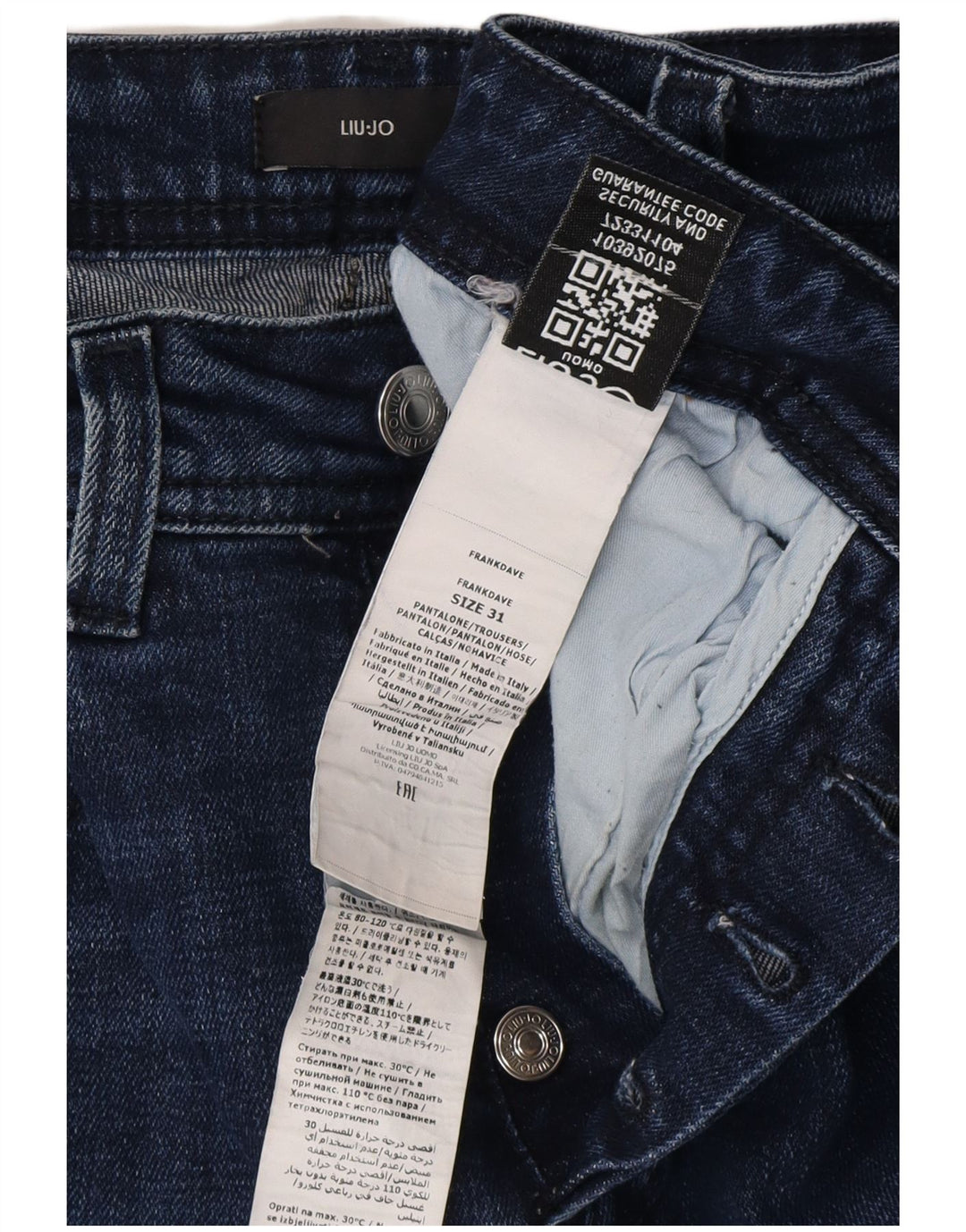 LIU JO Vaqueros Frank Slim para Mujer W31 L29 Azul Marino