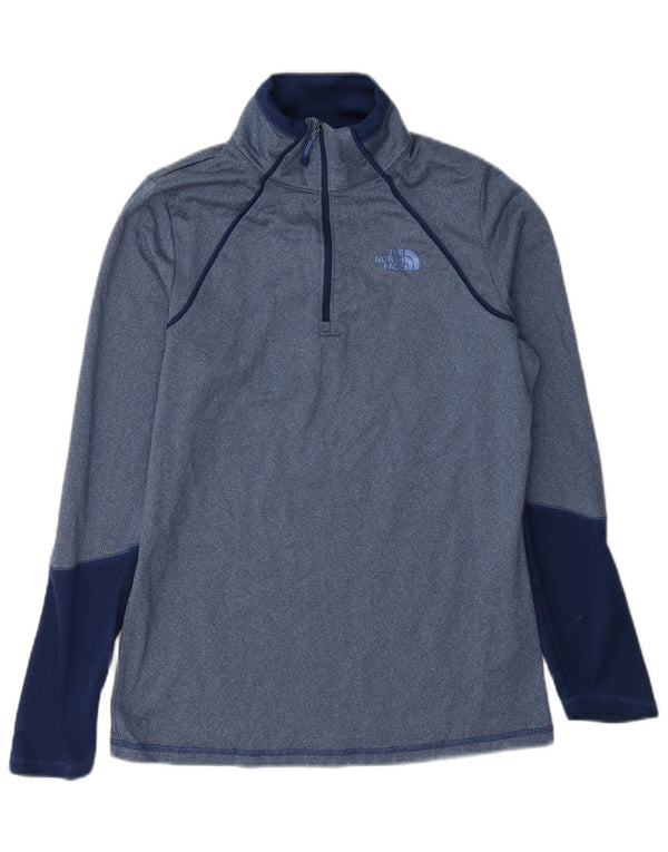 The North Face - Top de chándal tipo jersey para mujer, talla 40, color azul medio