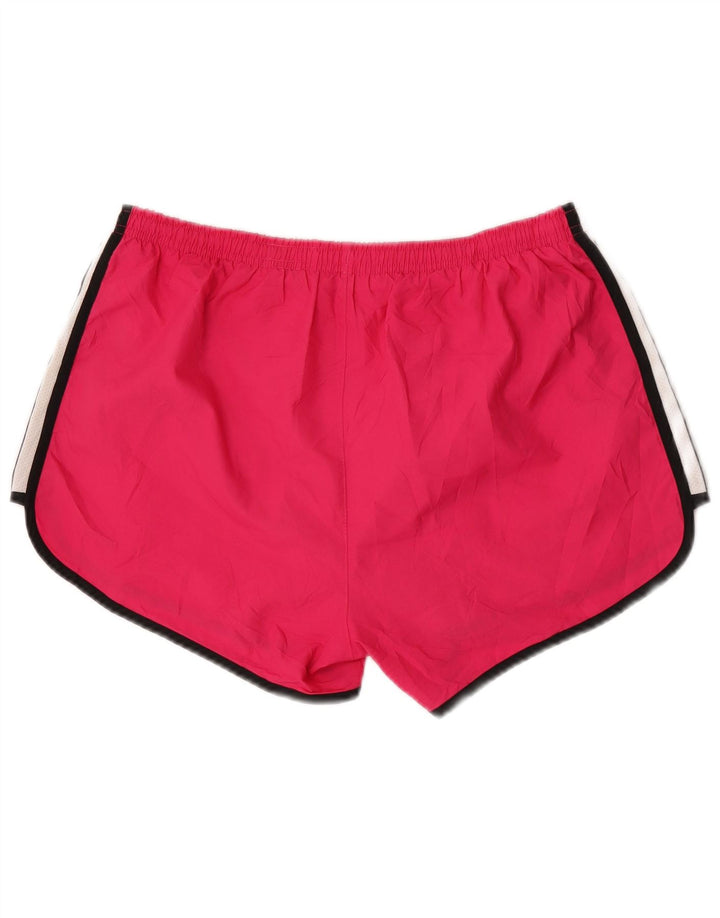 Pantalones cortos deportivos Nike Dri Fit para mujer US 8/10 Poliéster color rosa medio