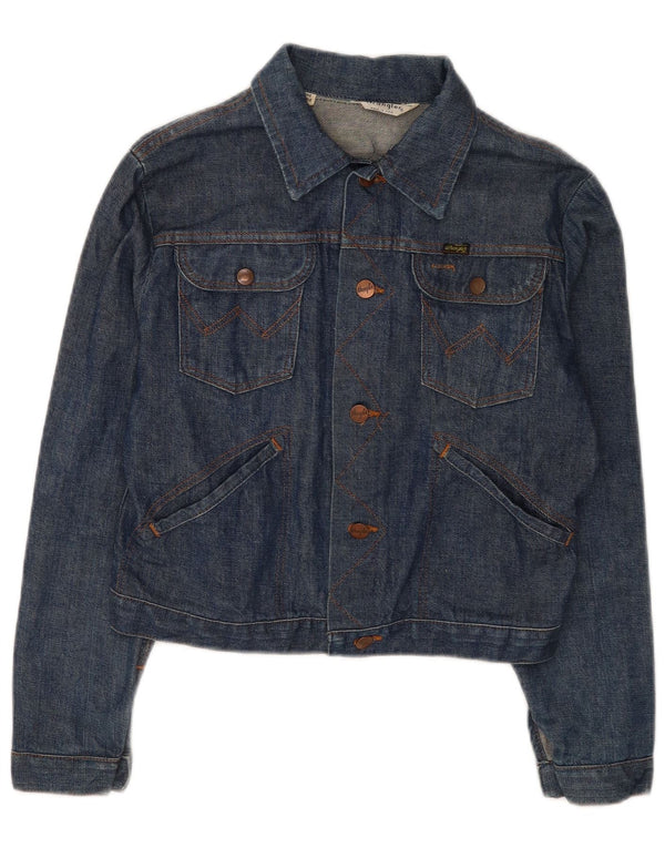 Wrangler Chaqueta Vaquera Corta para Mujer UK 44 Azul Medio