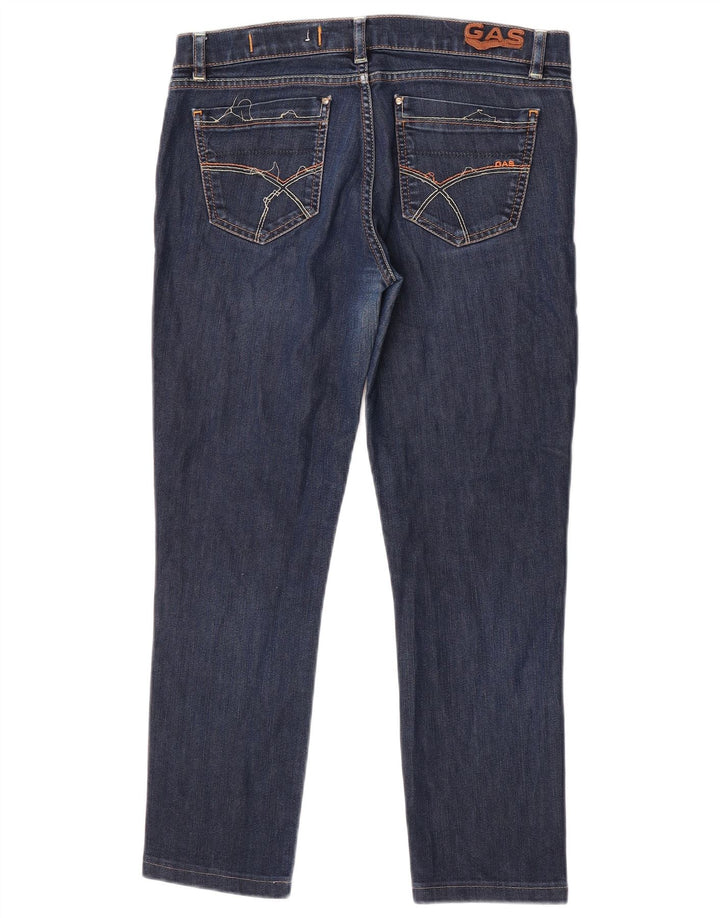 Vaqueros crop slim para mujer GAS W29 L24 Algodón azul