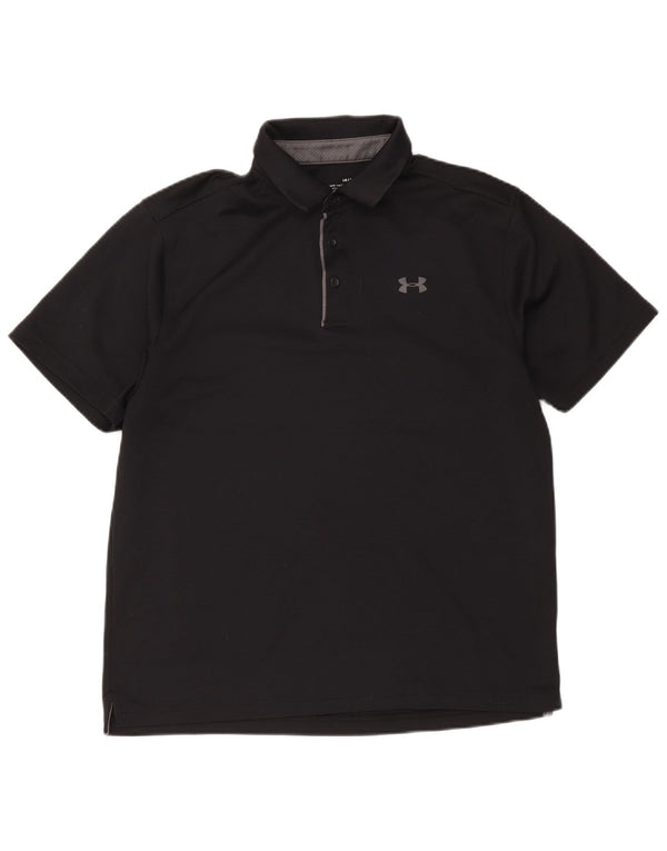 Polo Under Armour Hombre Grande Poliéster Negro
