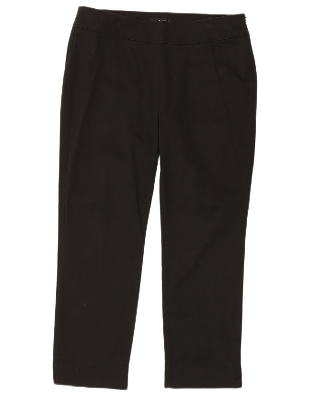 ROCCOBAROCCO Pantalones casuales rectos para mujer IT 46 Large W34 L26 Negro