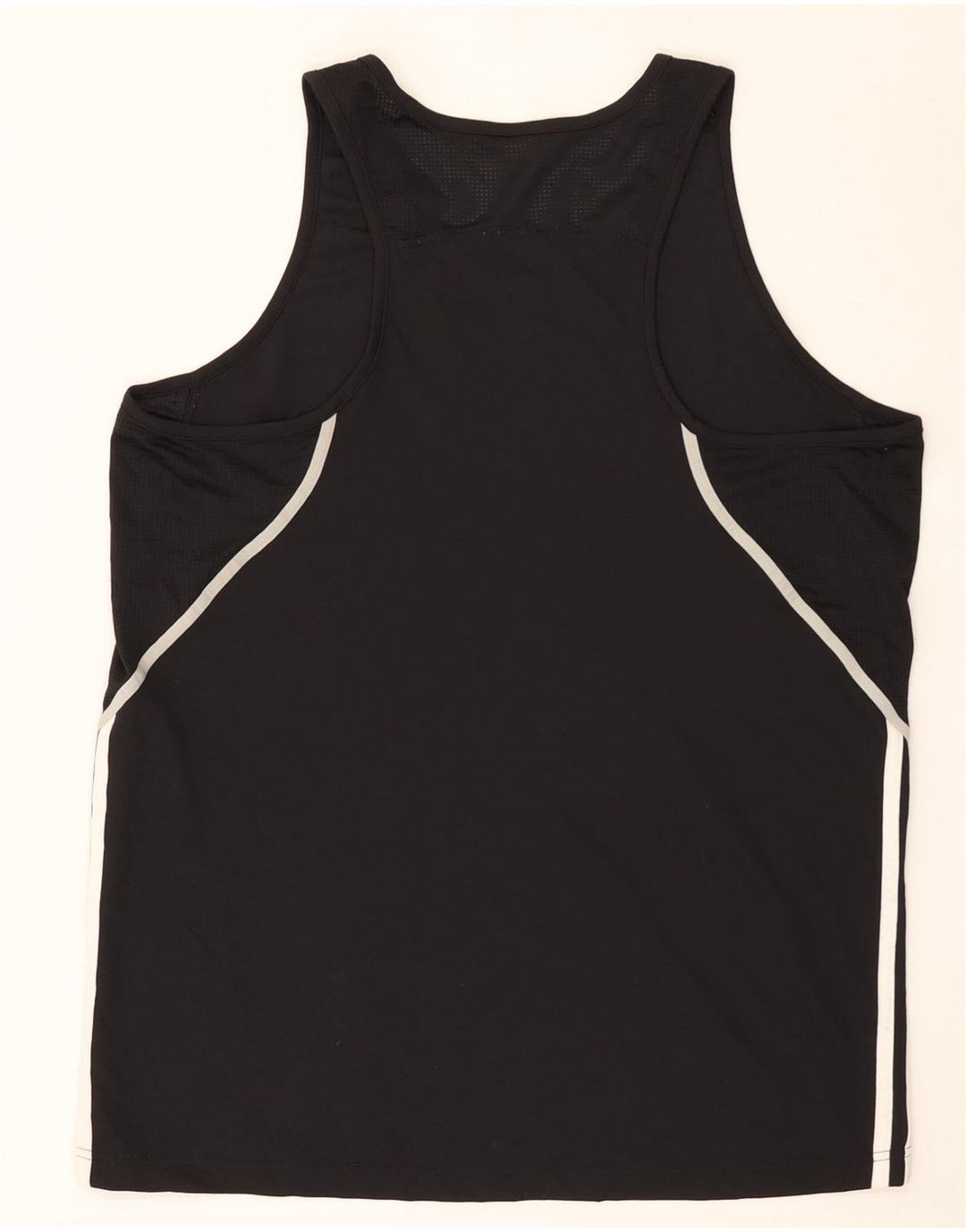 Adidas Hombre Chaleco Top Mediano Negro