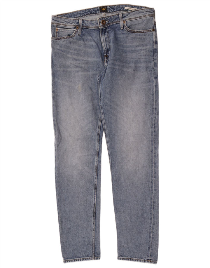 Vaqueros ajustados elásticos Selvage para hombre Lee W29 L31 Algodón azul