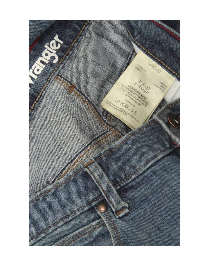 Vaqueros Wrangler Hombre Rectos W36 L30 Algodón Azul
