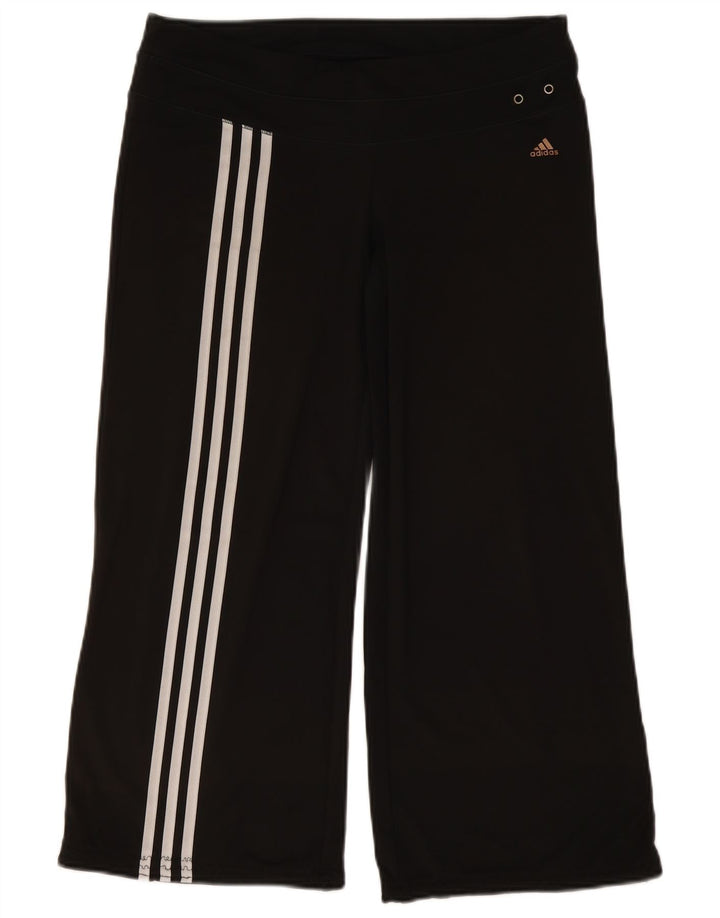 Adidas Mujer Climacool Chándal Pantalones UK 40 Grande Poliéster Negro