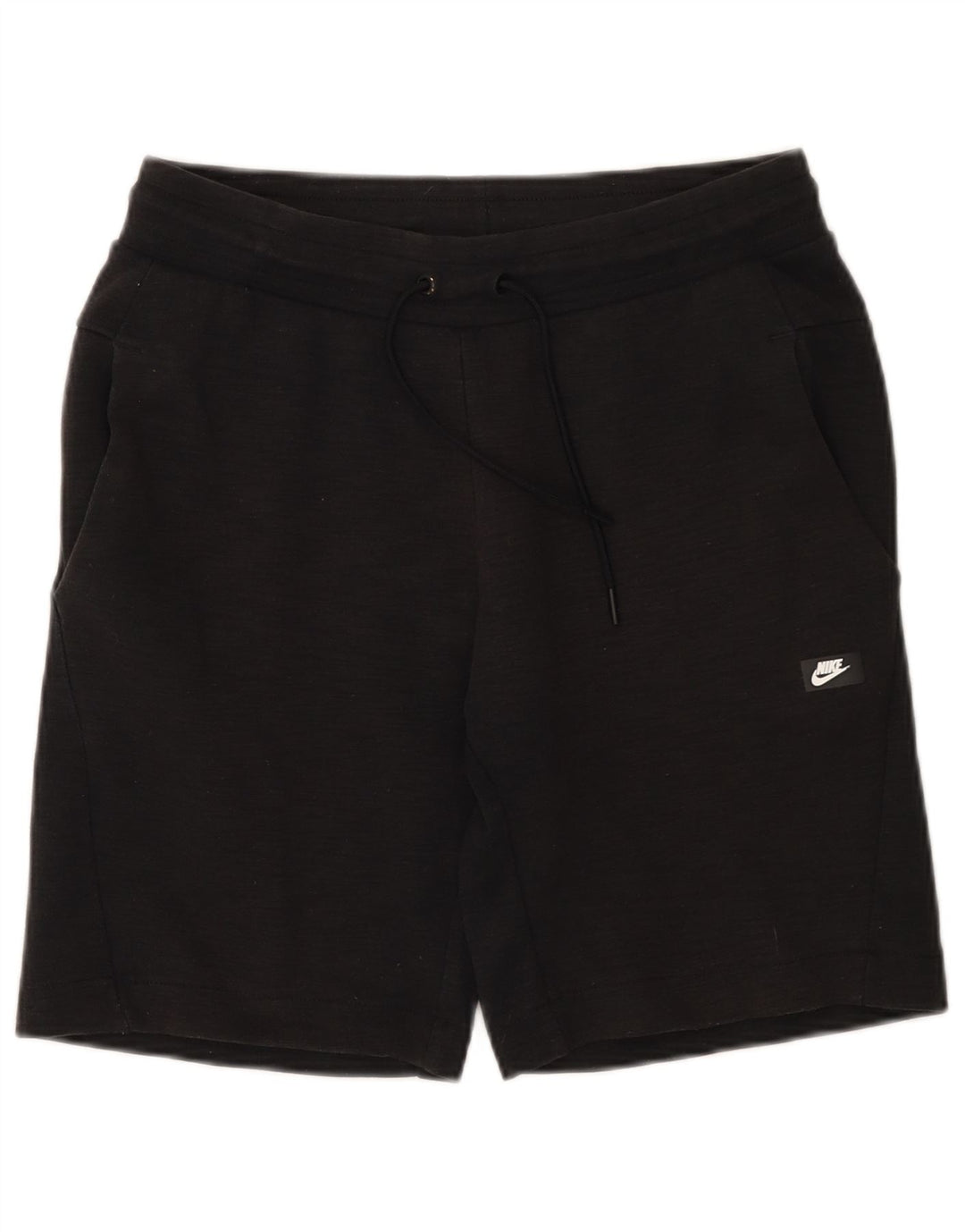 Nike - Pantalones cortos deportivos para mujer, talla 40, algodón negro mediano