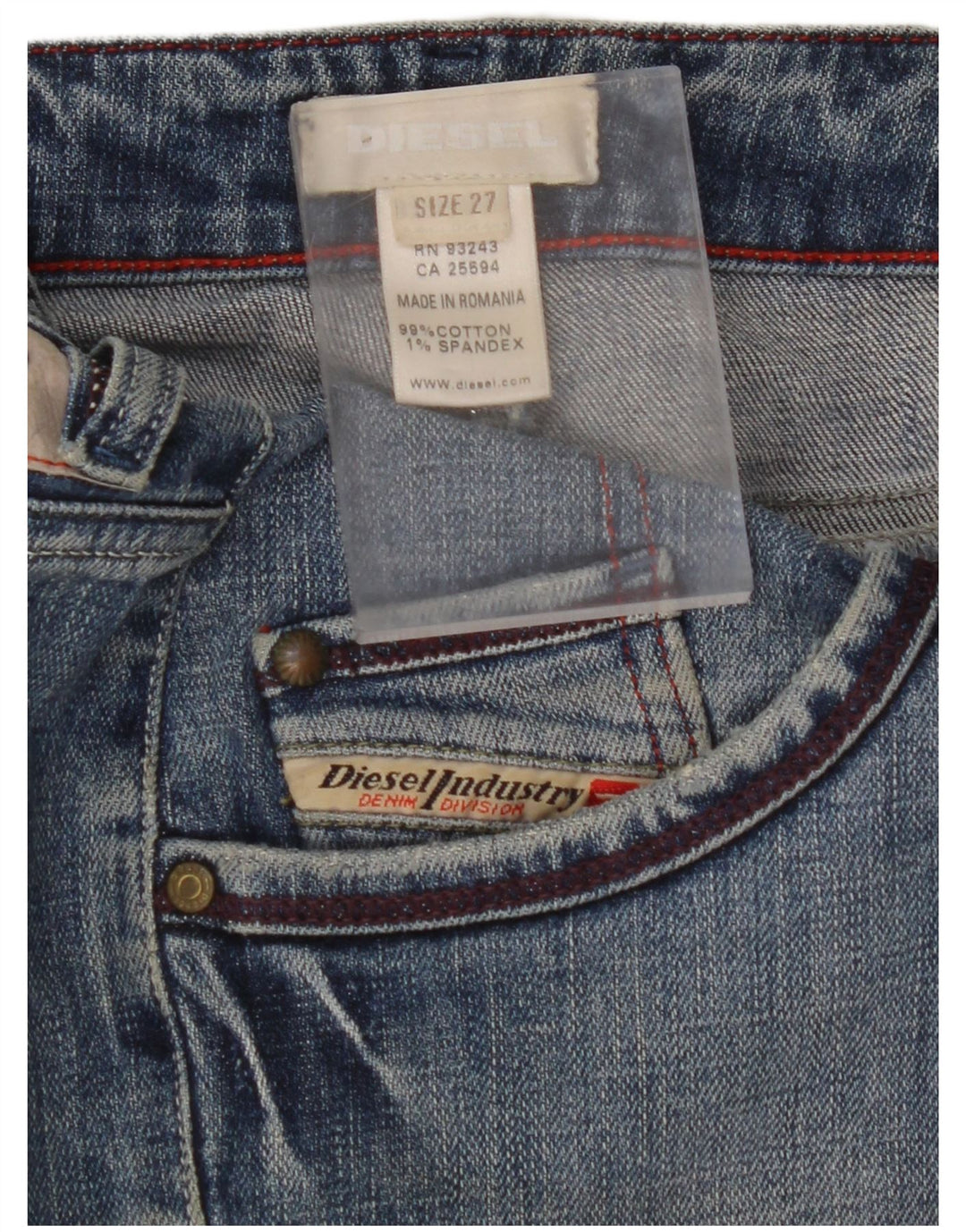 DIESEL Minifalda Vaquera W27 Small Azul Algodón