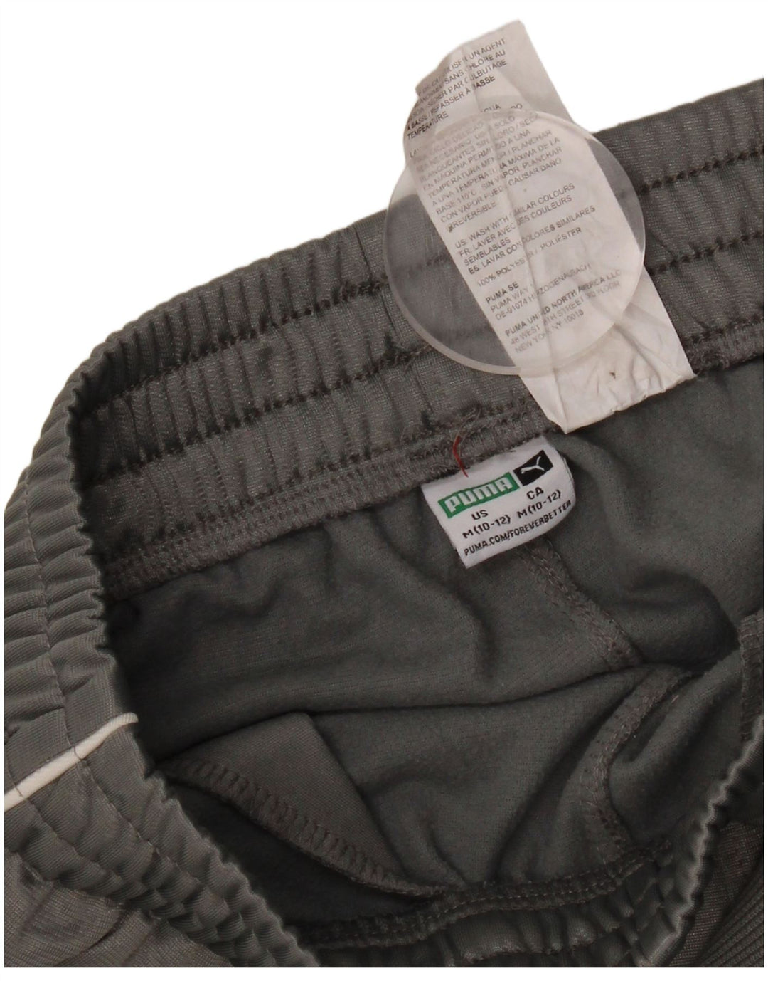 Puma Pantalón de chándal gráfico para niño 10-11 años Gris Poliéster