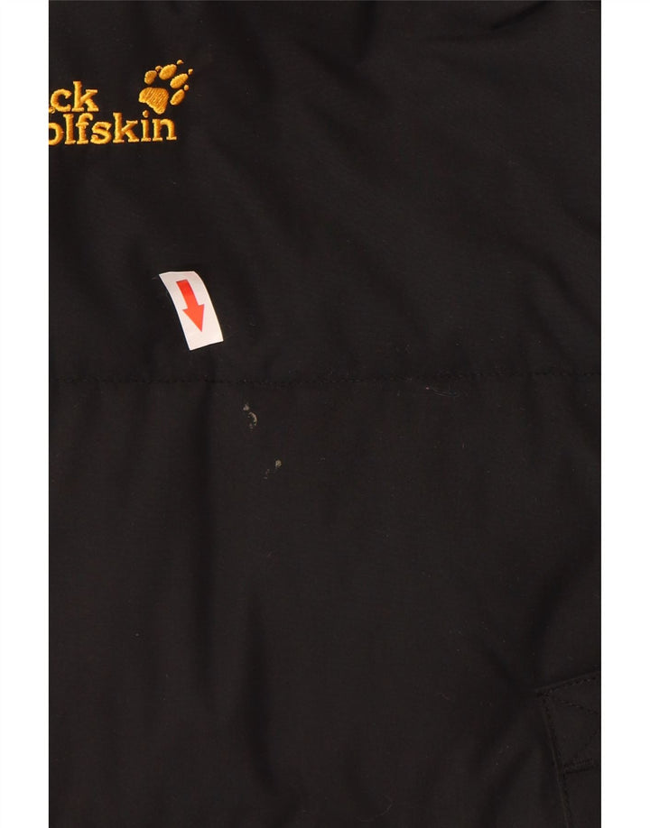 Jack Wolfskin Chaleco acolchado para hombre UK 42 XL Poliéster negro