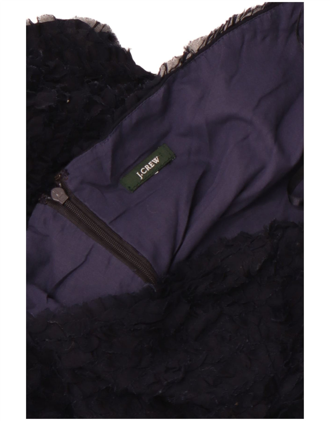 J. CREW Vestido sin tirantes para mujer UK 42 Azul marino mediano