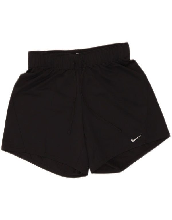 Nike - Pantalones cortos deportivos Dri Fit para mujer, talla 6, XS, poliéster negro