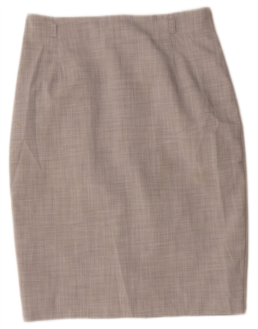 Marks & Spencer Falda lápiz para mujer UK 10 Small W30 Poliéster gris