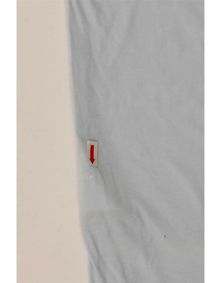 Vans Camiseta con gráfico de ajuste personalizado para hombre Top pequeño de algodón azul