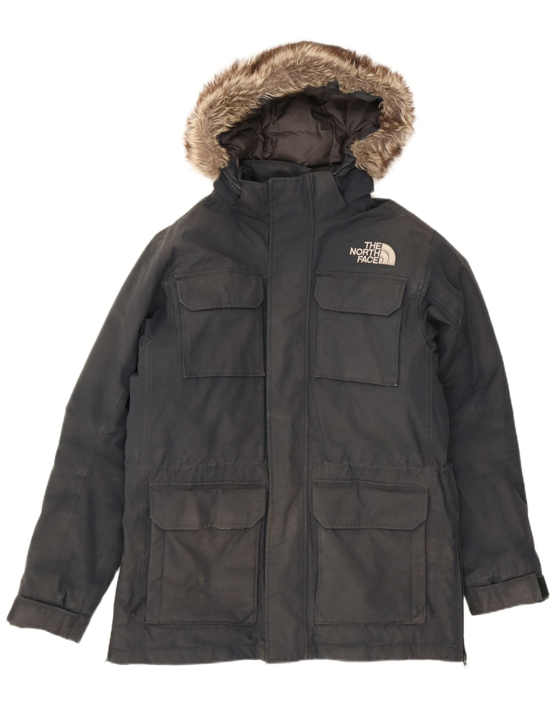 The North Face Chaqueta Parka con Capucha para Hombre UK 38 Medium Azul Marino Poliéster