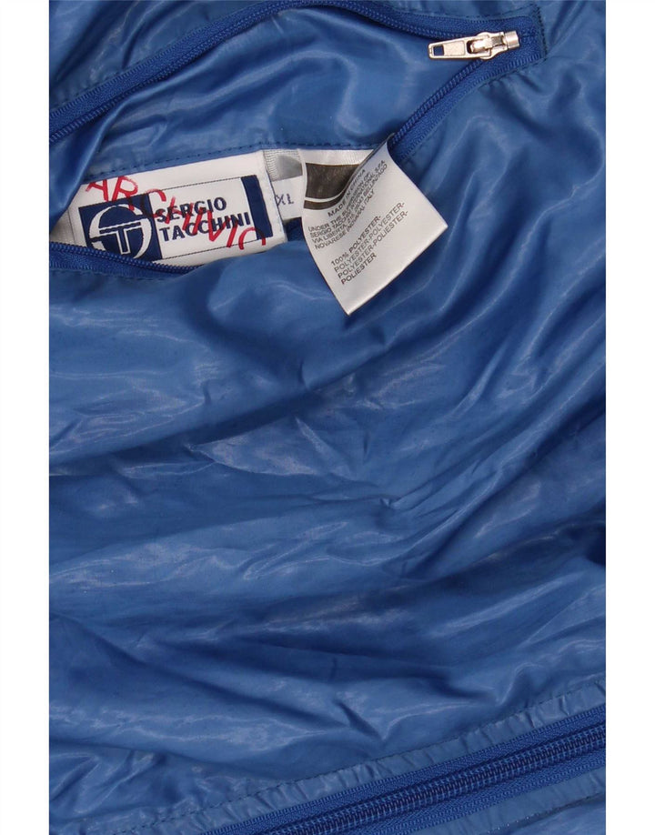 Sergio Tacchini Chaqueta reversible para hombre ES 42 XL Azul Colorblock Poliéster