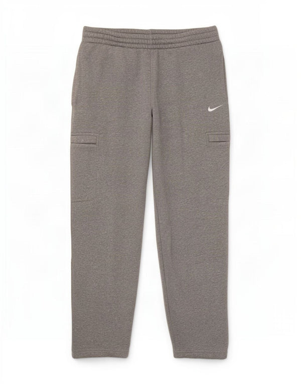 Nike - Pantalones de chándal tipo cargo para hombre, algodón moteado gris grande