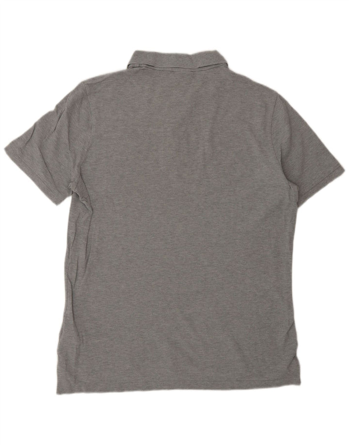 Nike Polo para hombre de algodón moteado gris grande
