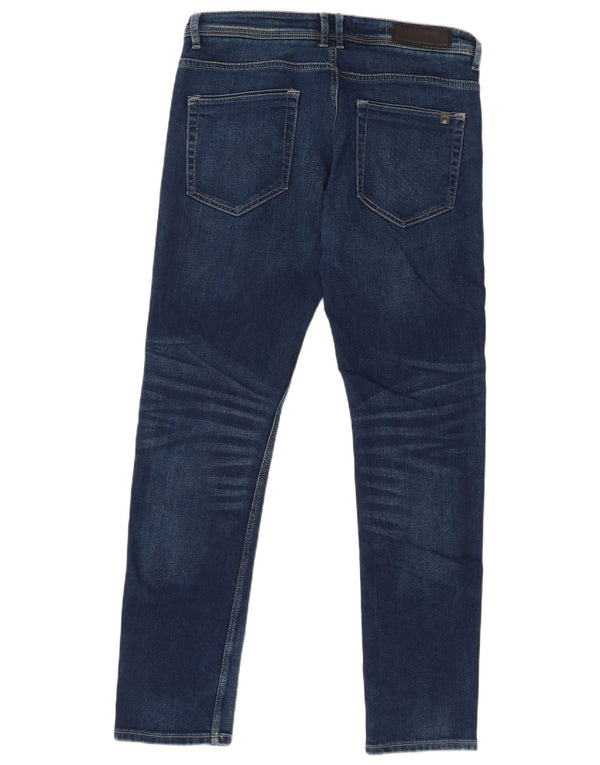 Zara Jeans ajustados para hombre EU 44 Large W34 L31 Azul marino