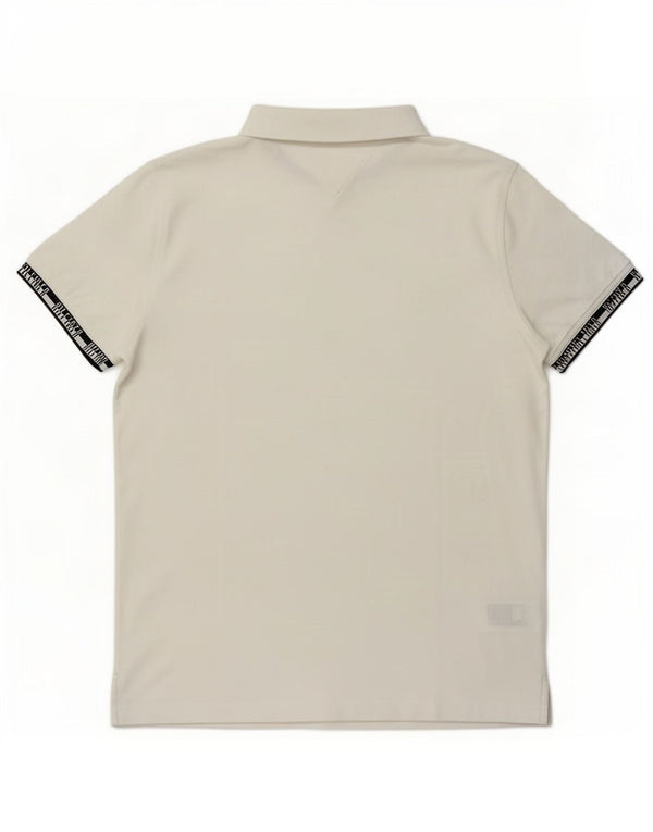 Tommy Hilfiger Polo De Corte Regular Con Gráfico Para Hombre Algodón Blanco Mediano