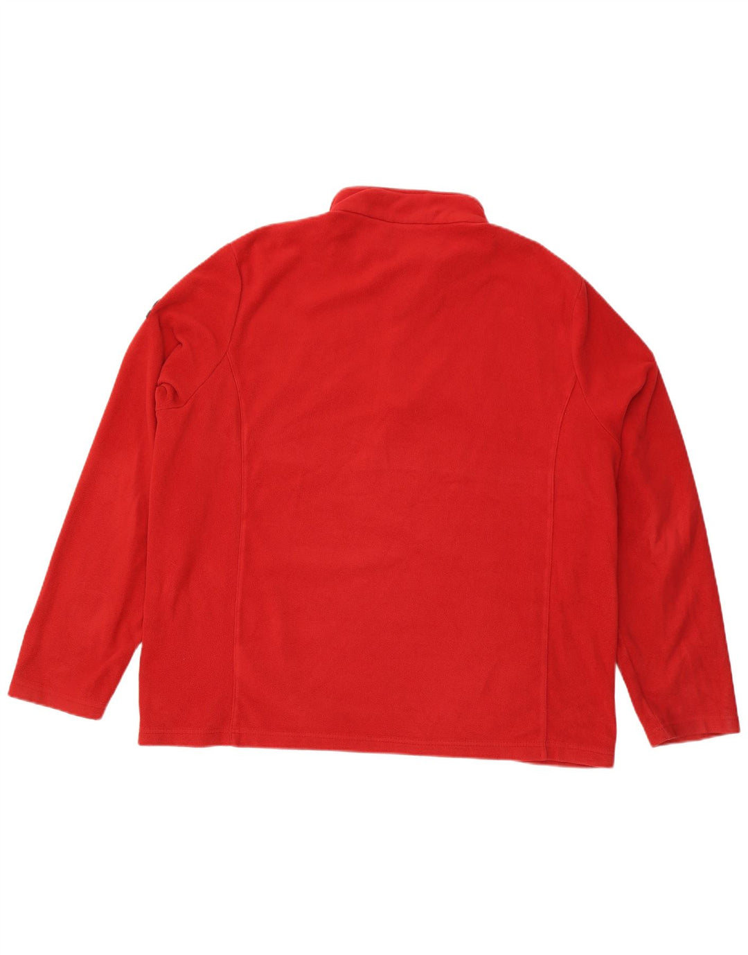 TOG 24 Jersey de forro polar con cuello y cremallera para hombre 2XL Poliéster rojo