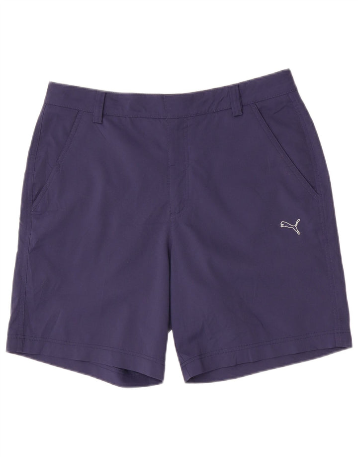 Puma Mujer Chino Shorts W32 Grande Azul Marino