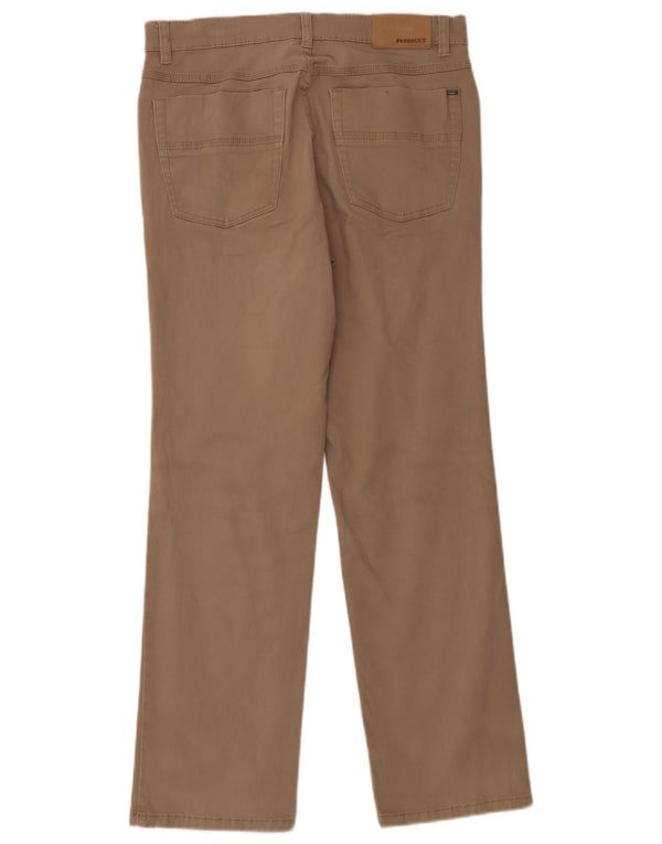 Paddock's Pantalones Casuales Rectos para Hombre W34 L30 Algodón Marrón