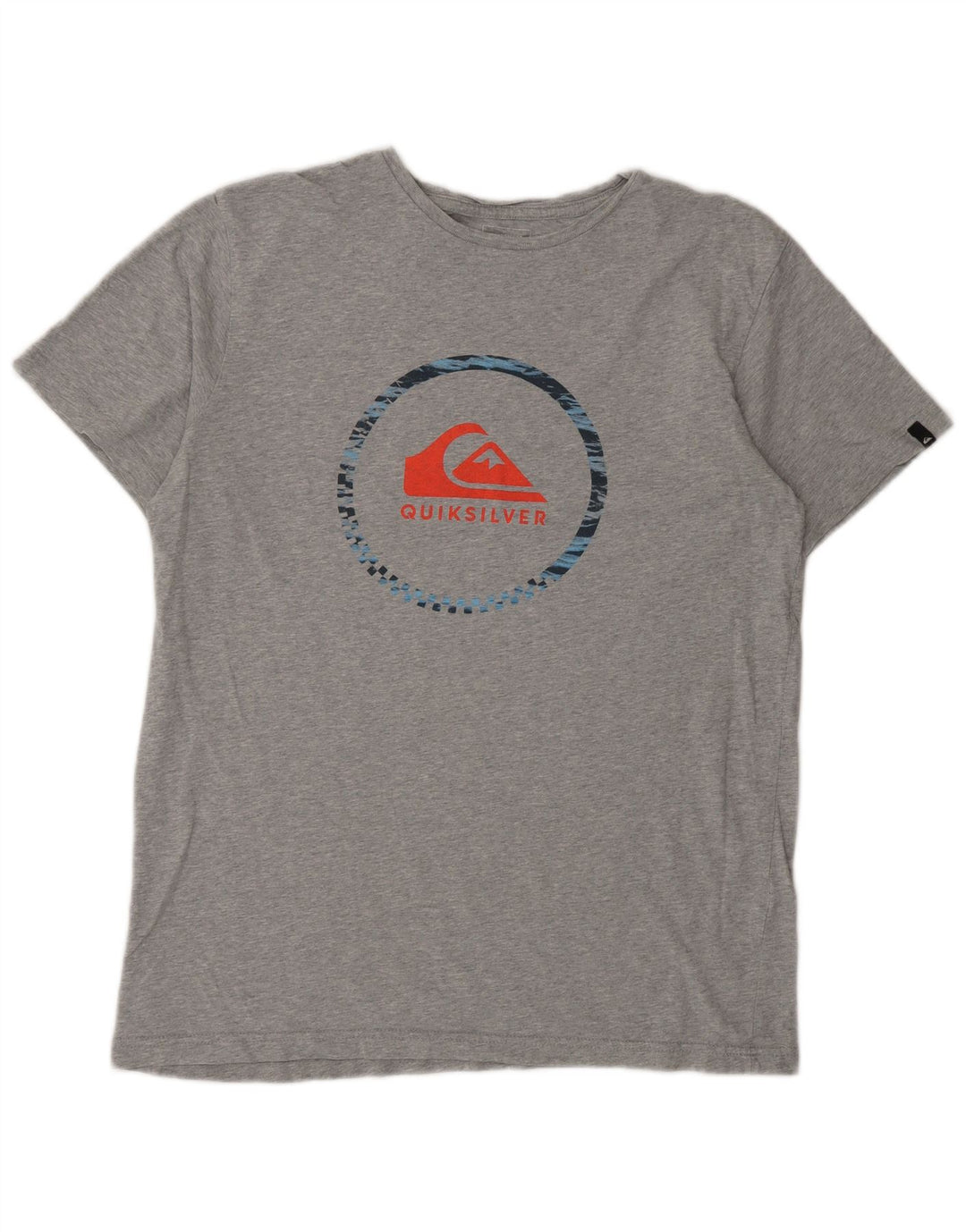 Quiksilver - Camiseta gráfica para hombre, talla grande, color gris