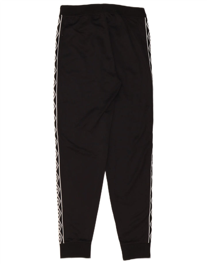 Umbro Hombre Pantalones De Chándal Gráfico Joggers Small Poliéster Negro