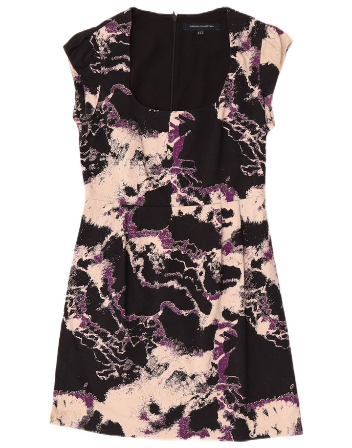 French Connection Vestido acampanado para mujer UK 40 Small Azul marino