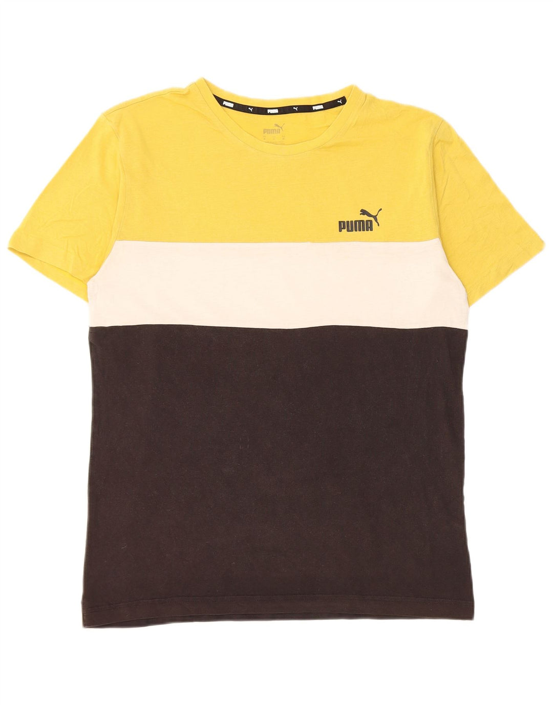 Camiseta Puma Hombre Top Medium Multicolor Colorblock Algodón