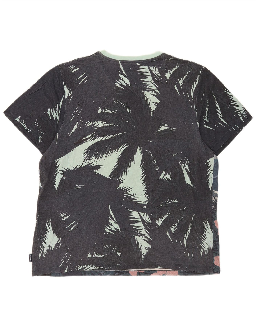 Ted Baker Camiseta con gráfico hawaiano para hombre, talla grande, algodón multicolor