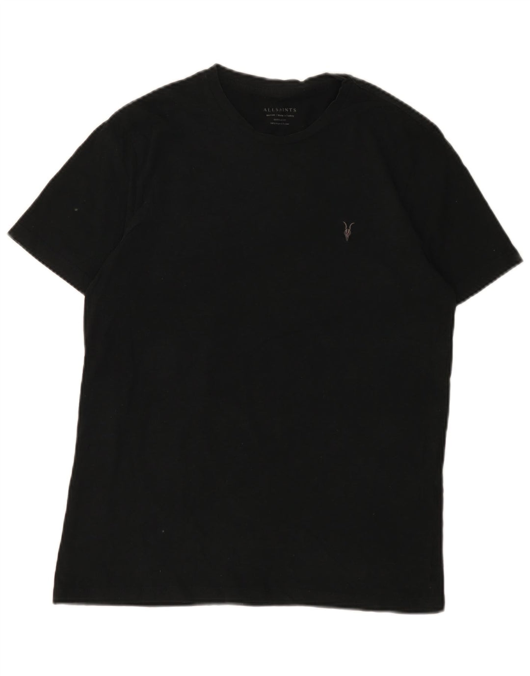 Camiseta All Saints Hombre Top Medium Negro Algodón